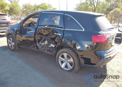2010 Acura Mdx Technology Package z USA, uszkodzony, nr VIN 2HNYD2H69AH530812